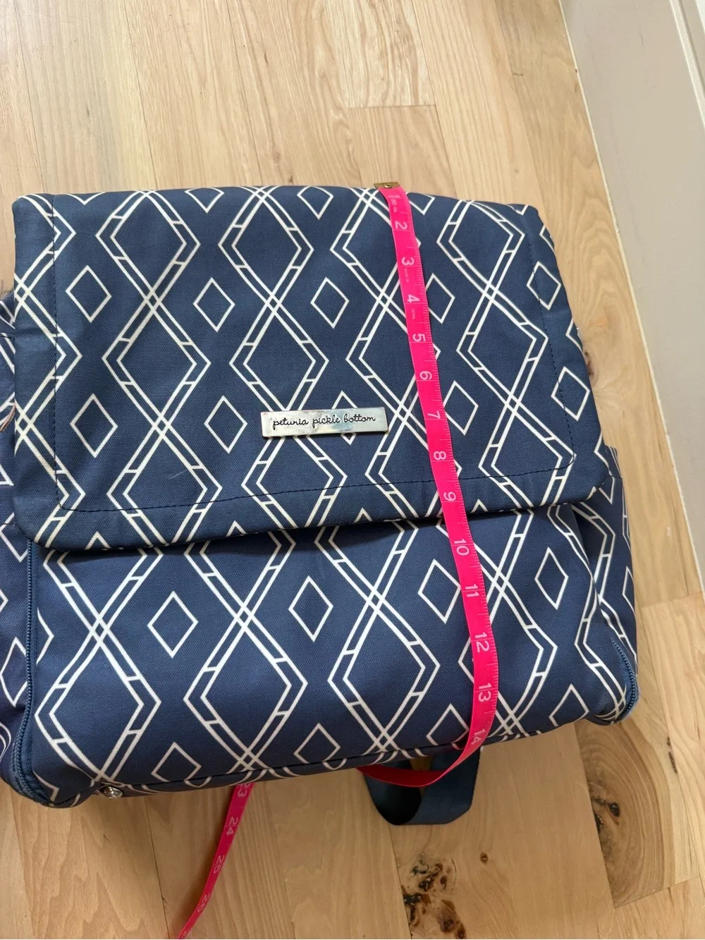 Petunia Pickle Bottom Boxy Backpack Glazed Indigo Diaper Bag